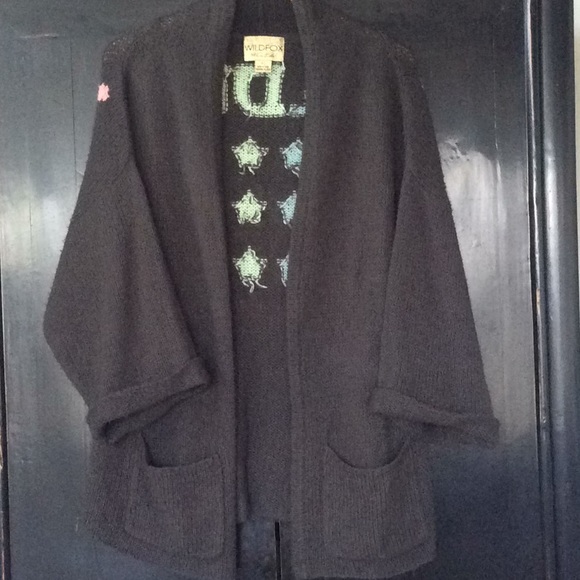 WILDFOX Stars Slouch Cardigan - Picture 3 of 7